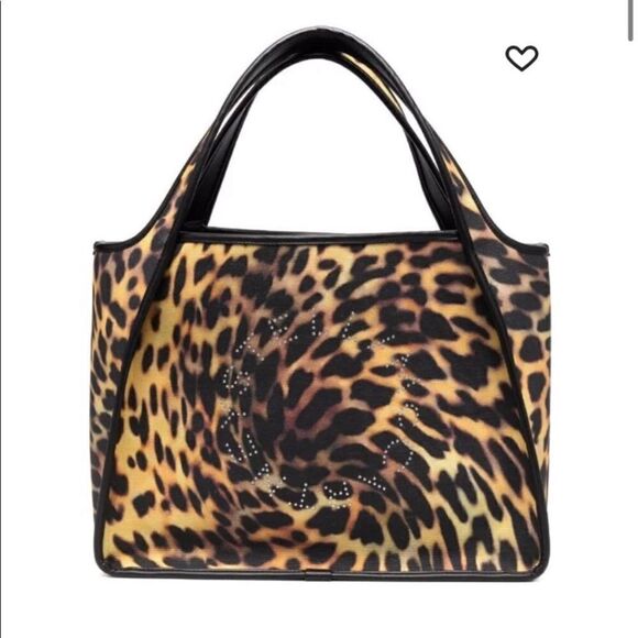 Stella McCartney Stella Logo leopard-print tote bag - Picture 1 of 6